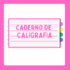 Caderno de Caligrafia (MENINA)